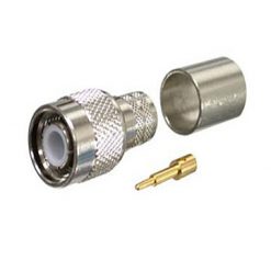 RF 182110 | Conector Coaxial, Mini UHF Coaxial, Macho Recto, Crimpado