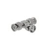 TTRG14 | Conector triple BNC macho para coaxial RG59 / RG6