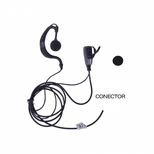 Micrófono-Audífono de Solapa con Tubo Acústico Transparente TXEHK