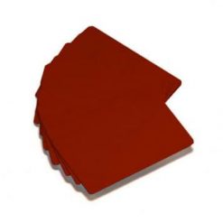 Zebra 104523-130 | TARJETAS PVC COLOR-ROJO/30MIL (500 PZAS)