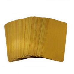 Zebra 104523-133 | TARJETAS PVC COLOR-ORO METÁLICO/30MIL (500 PZAS)