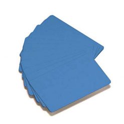 Zebra 104523-134 | TARJETAS PVC COLOR-AZUL/30MIL (500 PZAS)