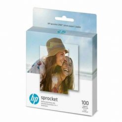 HP 1DE40A | Papel fotográfico base adhesiva HP Sprocket 2 en 1, 100 hojas, 2 x 3″