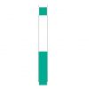 ZEBRA 10015355-3K | BRAZALETES 1"X 11" VERDE ADULTO/Z-Band UltraSoft/1050 PULSERAS