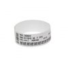 ZEBRA 10015355K | BRAZALETES 1"X 11" BLANCO ADULTO/Z-Band UltraSoft/1050 PULSERAS