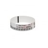 ZEBRA 10006997K | BRAZALETES 0.75"X 11" PGDS BLANCO ADULTO/Z-Band Direct/1200 PULSERAS
