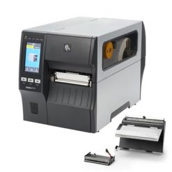 Zebra ZT41142-T210000Z | IMPRESORA DE ETIQUETA 4″ 203DPI, TT, CORTADOR CON BANDEJA DE CAPTURA, EZPL