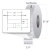 Zebra 10025342 | ETIQUETA RFID POLIÉSTER, TT, 2.17"X 0.55" SILVERLINE MICRO