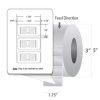 Zebra 10026457 | ETIQUETA RFID POLYPRO 3000T, TT, 1.75"X 0.75" NÚCLEO 3"
