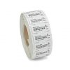 Zebra 10028598 | ETIQUETA RFID, TT, 2.36"X 0.98" SILVERLINE BLADE POLIPROPILENO