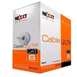 Nexxt Cable UTP CAT6 -1000 PIES AZUL, 100% COBRE