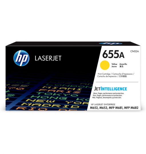 HP 655A - Amarillo - original