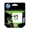 HP 675 - Color (cian, magenta, amarillo) - original
