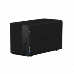 Servidor NAS de escritorio con 2 bahías / Hasta 24 TB / 2GB RAM / Hasta 20 cámaras