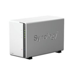 Servidor NAS de escritorio con 2 bahías / Hasta 24 TB / Hasta 14 cámaras