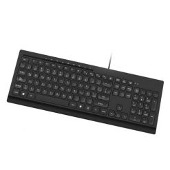 Klip Xtreme - Keyboard - Wired - Spanish - USB - Black - Multimedia keys