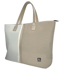 Klip Xtreme - Notebook carrying case and handbag - 15.6" - 1200D polyester - Beige/White