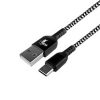 Xtech - USB cable - 4 pin USB Type A - 5 pin Micro-USB Type B - 1.8 m - Black & white