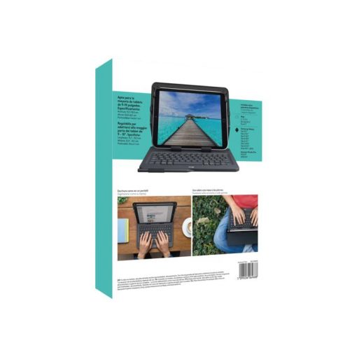 Logitech Universal Folio for 9-10 inch Tablets - Caja de teclado y folio - inalámbrico - Imagen 6