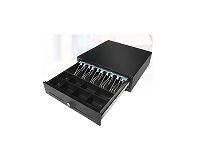 Custom Cash Drawer Metal 5Bill/8Co RJ12 20x20x6 Black CD30