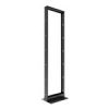 Nexxt Solutions Infrastructure - Rack - SPCC steel - RAL 9005 / Black - 2Post 25U Open Frame