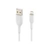 Belkin BOOST CHARGE - Cable Lightning - Lightning (M) a USB (M) - 3 m - blanco