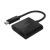 Belkin USB-C to HDMI + Charge Adapter - Conversor de interfaz de vídeo - HDMI / USB