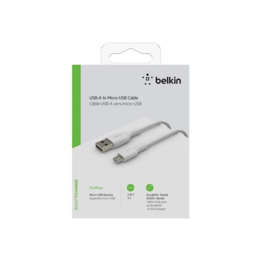 Belkin BOOST CHARGE - Cable USB - Micro-USB tipo B (M) a USB (M) - 1 m - blanco - Imagen 6