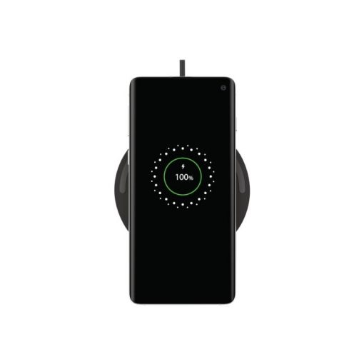 Belkin - Base de carga inalámbrica + adaptador de corriente CA - 10 vatios - negro