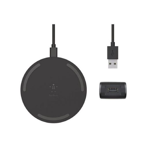 Belkin - Base de carga inalámbrica + adaptador de corriente CA - 10 vatios - negro - Imagen 8