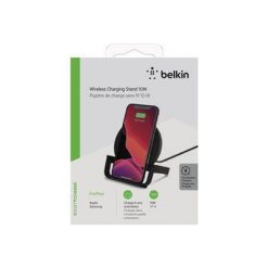 Belkin - Base de carga inalámbrica + adaptador de corriente CA - 10 vatios - negro