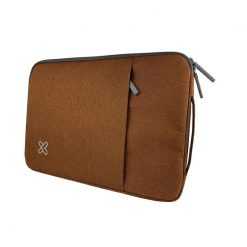 Klip Xtreme - Notebook sleeve - 15.6" - Polyester - Brown - with Pocket