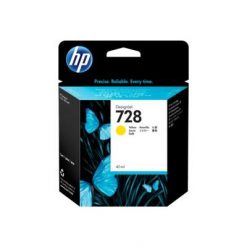 HP 728 - 40 ml - amarillo - original - DesignJet - cartucho de tinta - para DesignJet T730, T830