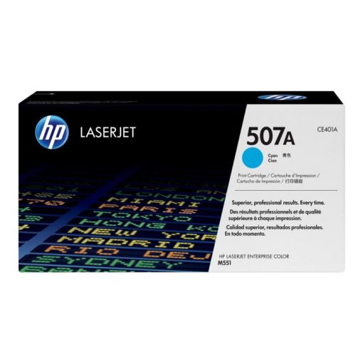 HP 507A - Cián - original - LaserJet - cartucho de tóner (CE401A)