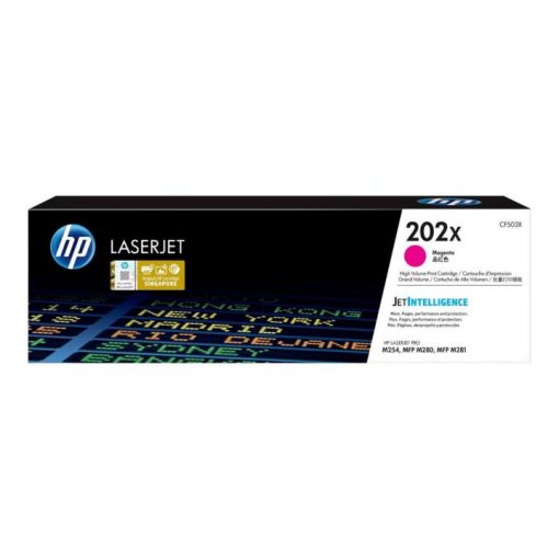 HP 202X - Alto rendimiento - magenta - original - LaserJet - cartucho de tóner (CF503X) - Imagen 2
