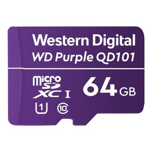 WD Purple SC QD101 WDD064G1P0C - Tarjeta de memoria flash - 64 GB - UHS-I U1 / Class10