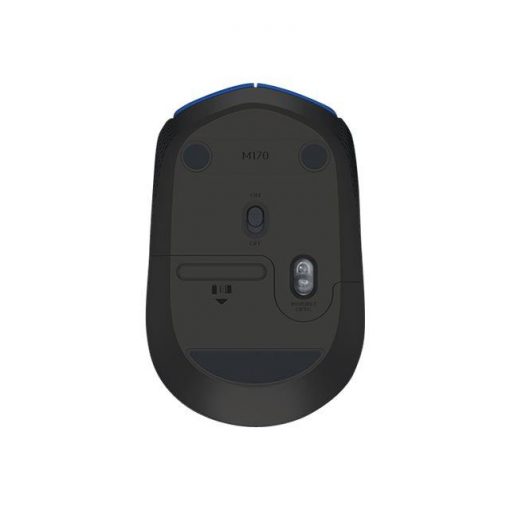 Logitech M170 - Ratón - diestro y zurdo - inalámbrico - 2.4 GHz - receptor inalámbrico USB - azul - Imagen 4