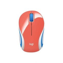 Logitech M187 - Ratón - óptico - 3 botones - inalámbrico - 2.4 GHz - receptor inalámbrico USB