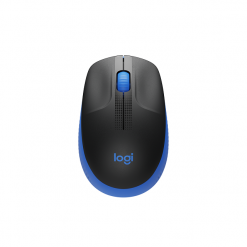 Logitech - Mouse - Wireless - Blue - M190