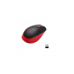 Logitech - Mouse - Wireless - Red - M190