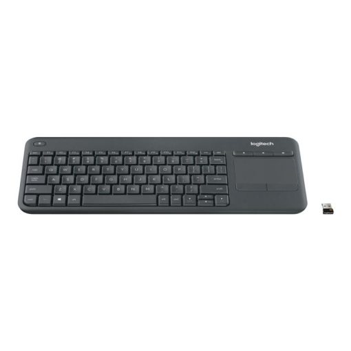 Logitech Wireless Touch Keyboard K400 Plus - Teclado - con panel táctil - inalámbrico - 2.4 GHz - Imagen 4