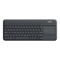 Logitech Wireless Touch Keyboard K400 Plus - Teclado - con panel táctil - inalámbrico - 2.4 GHz
