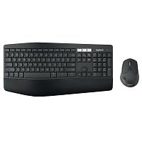 Logitech - Keyboard and mouse set - Spanish - Wireless - 2.4 GHz - Black