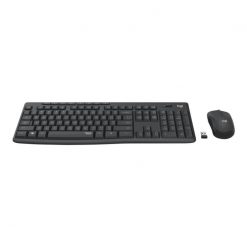 Logitech MK295 Silent - Juego de teclado y ratón - inalámbrico - 2.4 GHz - grafito