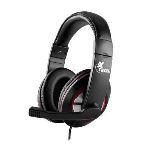 Xtech - Headset - Wired - XTH-531 - Kalamos - Gaming - Color: Black w Red accents