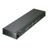 Zyxel GS-1100-24 - Conmutador - 24 x 10/100/1000 + 2 x SFP - montaje en rack