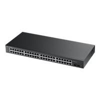 Zyxel GS1900-48 - Conmutador - inteligente - 48 x 10/100/1000 + 2 x Gigabit SFP