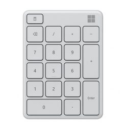 Microsoft - Keyboard - Wireless - All black - numerico