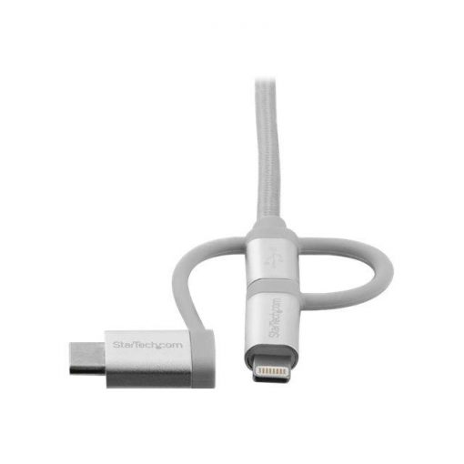 StarTech.com Cable de 2m USB Multi Carga - Lightning, USB C, Micro USB - Imagen 3