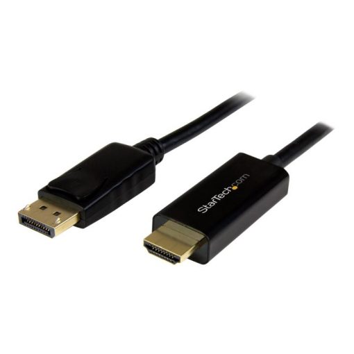 StarTech.com Cable Conversor DisplayPort a HDMI de 2m - Color Negro - Ultra HD 4K - Imagen 2
